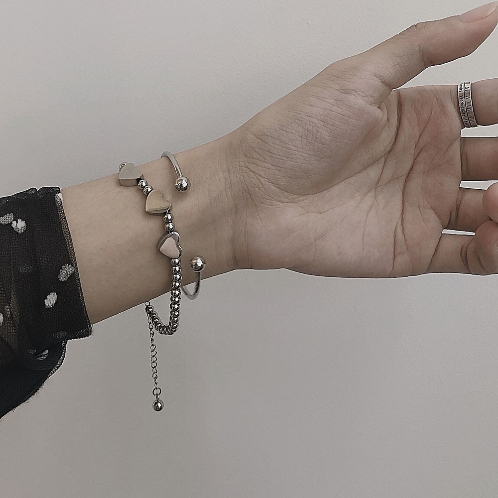 Vòng Đeo Tay Kiểu Dáng Thời Trang Phong Cách Hàn Quốc Cho Nữ