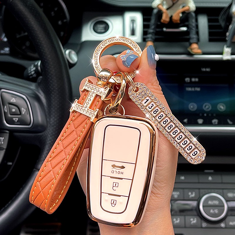 Ốp Chìa Khóa Điều Khiển Từ Xa Bằng TPU Mới Cho Toyota Corolla Camry fortuner innova 2022 CHR C-HR RAV4 Prius Altis Land Cruiser Prado