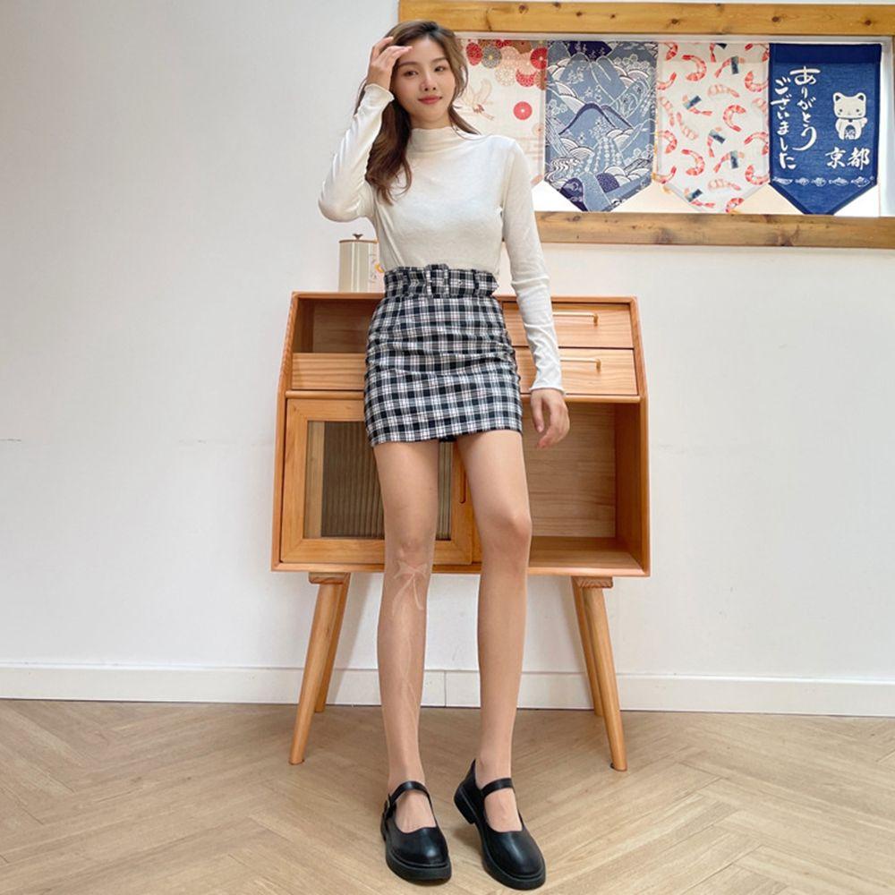 Vớ Đen Thoáng Khí Đính Nơ Ruy Băng Phong Cách Lolita Quyến Rũ VANES1 Cho Nữ