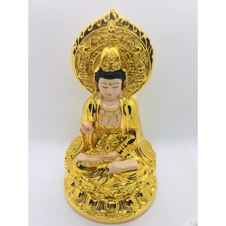tượng phật bà quan âm 2 mặt toạ sen