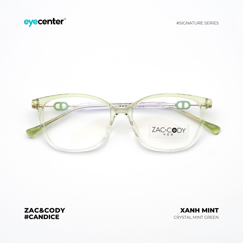 Gọng kính cận nữ chính hãng ZAC & CODY CANDICE A34-S  lõi thép chống gãy nhập khẩu by Eye Center Vietnam