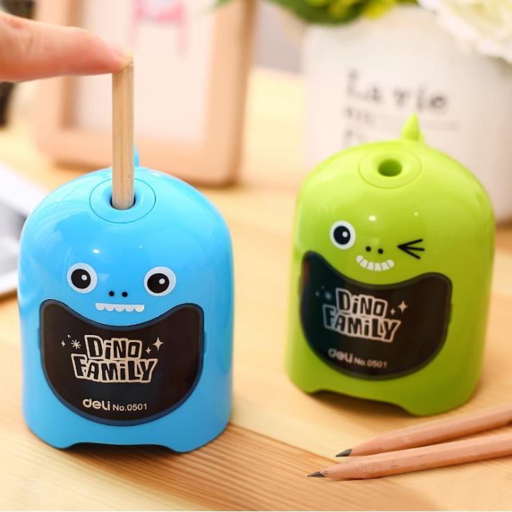 Máy Chuốt Bút Chì Tự Động Deli DL - 0501 ( Tặng kèm 4 lưỡi thay thế)