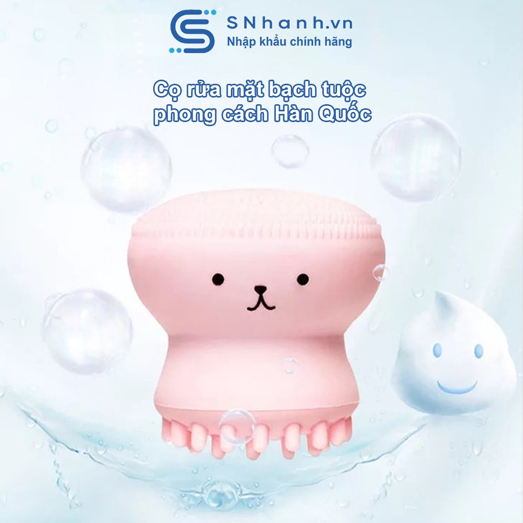 Cọ Rửa Mặt Bạch Tuộc Phong Cách Hàn Quốc