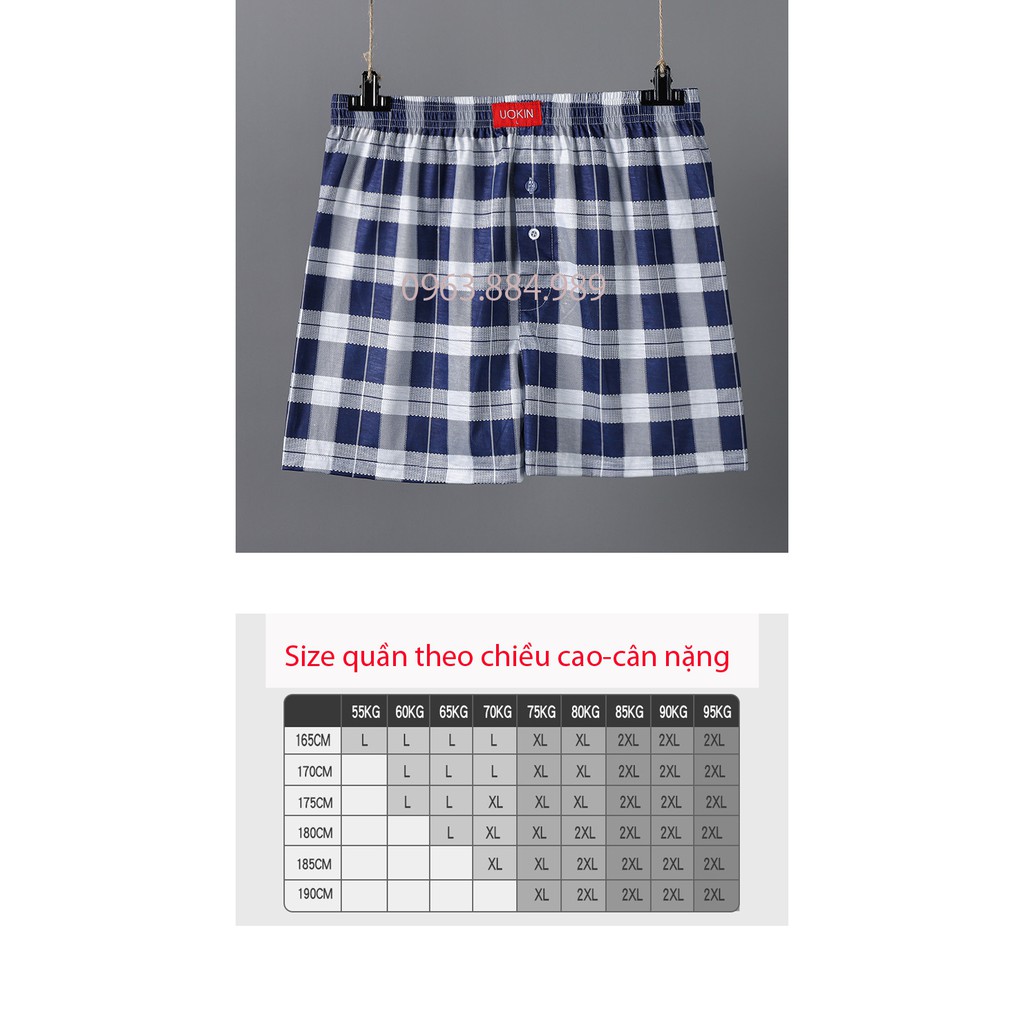Quần ngủ caro NG.04 chất đẹp, thoáng mát