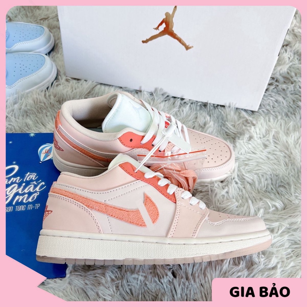 🎀 SIÊU HÓT 🎀 Giày Sneaker Jordan nỷ hồng phấn đế mắt nữ cao cấp full box + bill