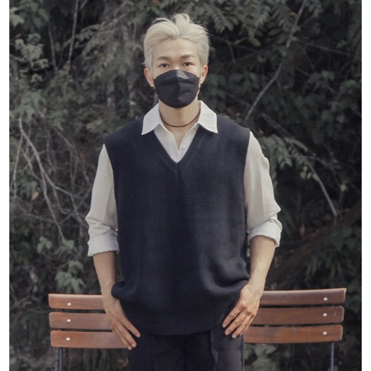 Áo Gile V Neck Vest