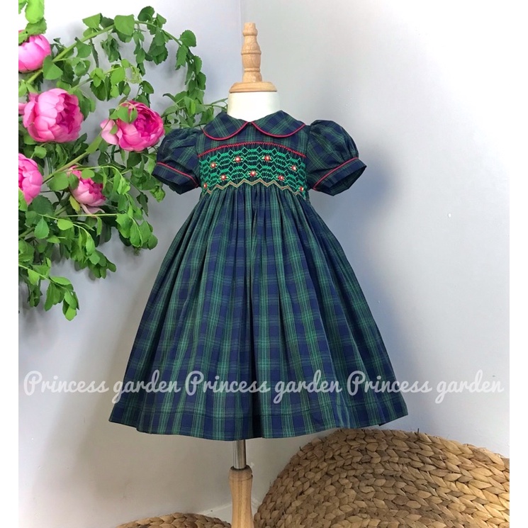 ĐẦM SMOCK CỔ SEN