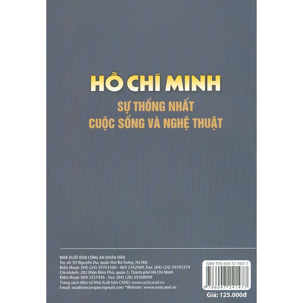 Sách - Hồ Chí Minh - Sự Thống Nhất Cuộc Sống Và Nghệ Thuật