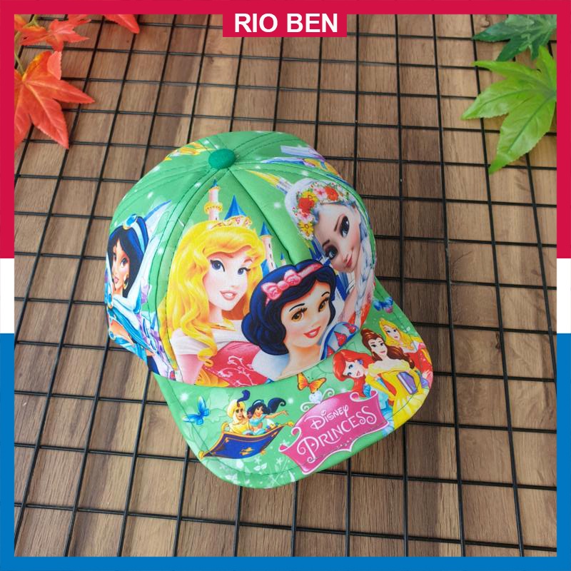 Nón bé gái in hình 3D công chúa, bé từ 1-3 tuổi RBN028