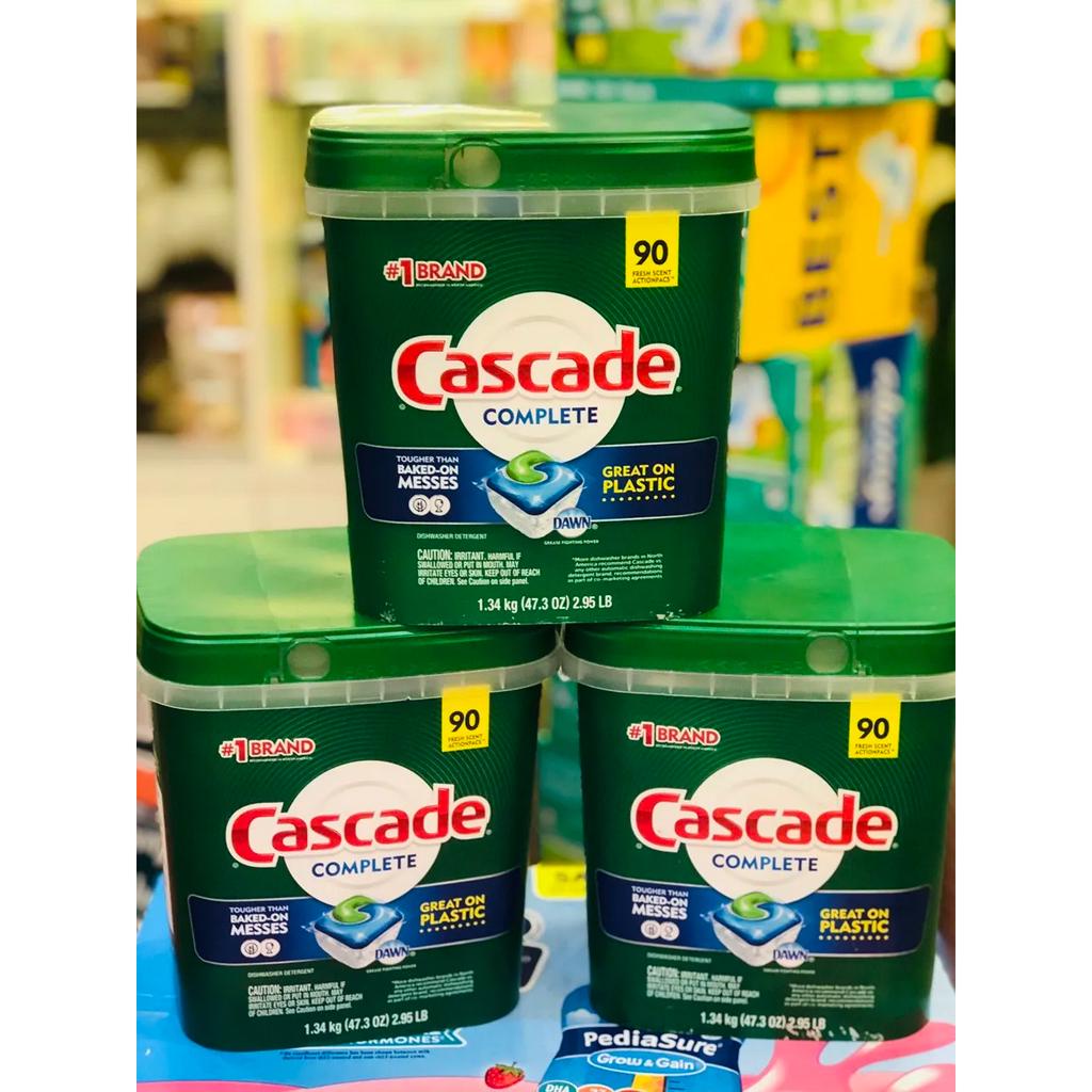 Viên Rửa Chén Máy  CASCADE COMPLETE DISHWASHER DETERGENT ACTIONPACS