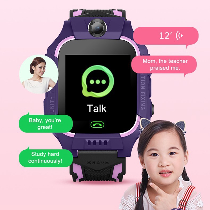 Đồng hồ đeo tay thông minh Z6 Pk Q19 Sos kèm phụ kiện