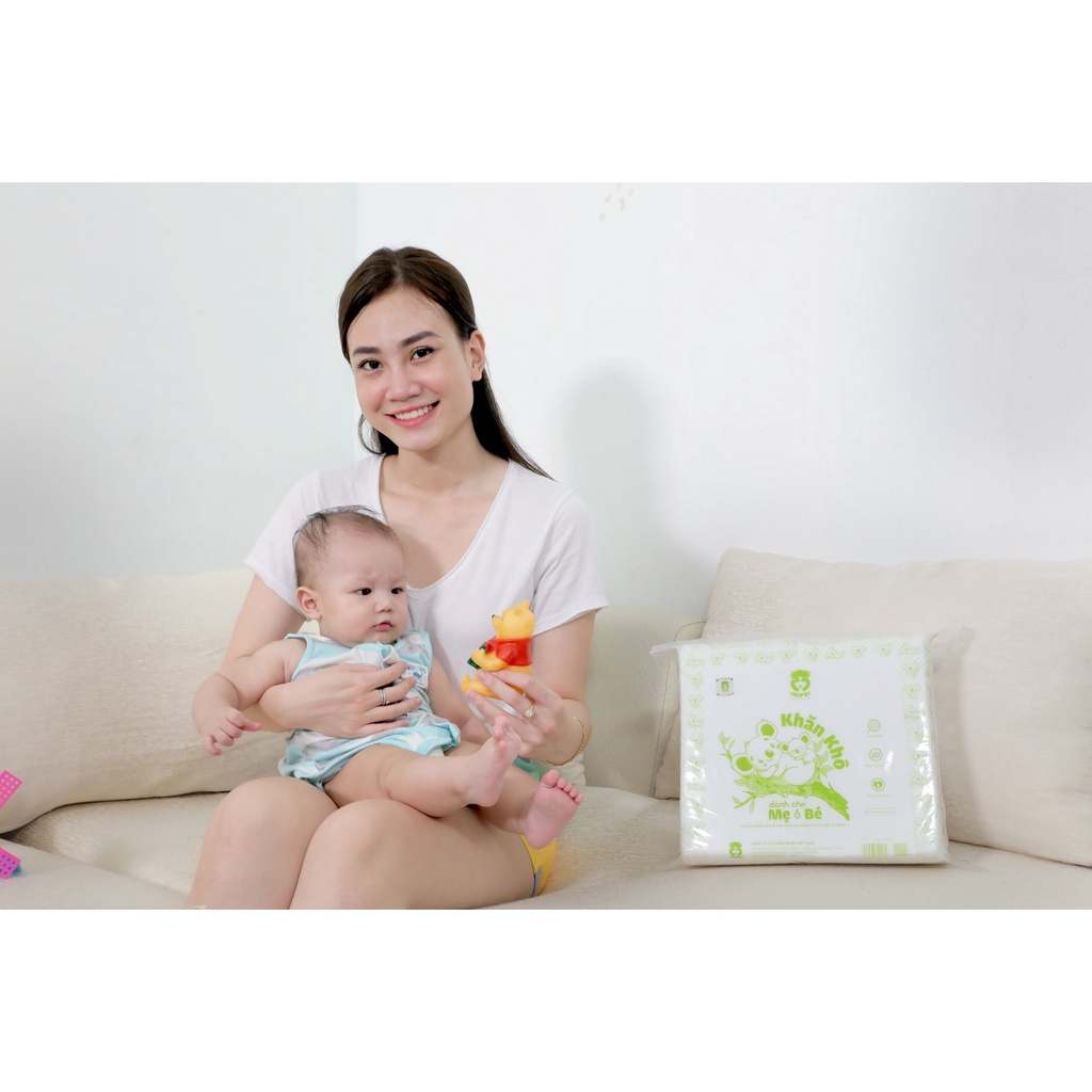 Khăn vải khô đa năng Mipbi 260g, 300g, 400g, 500g, 600g, 900g (15x20cm) Mama Baby VN