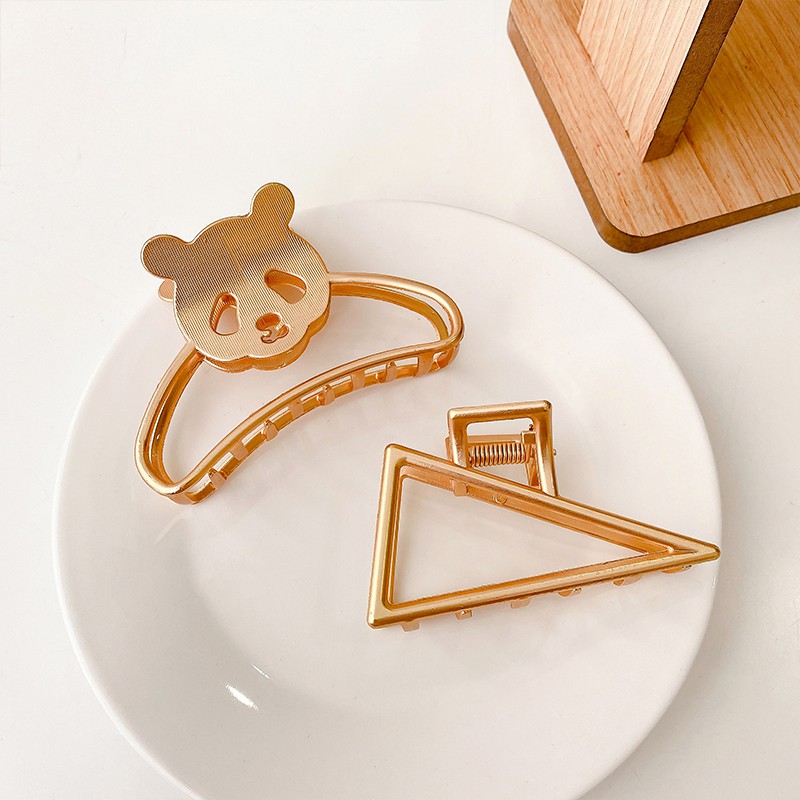 Kẹp tóc kim loại phong cách Hàn Quốc dành cho nữ