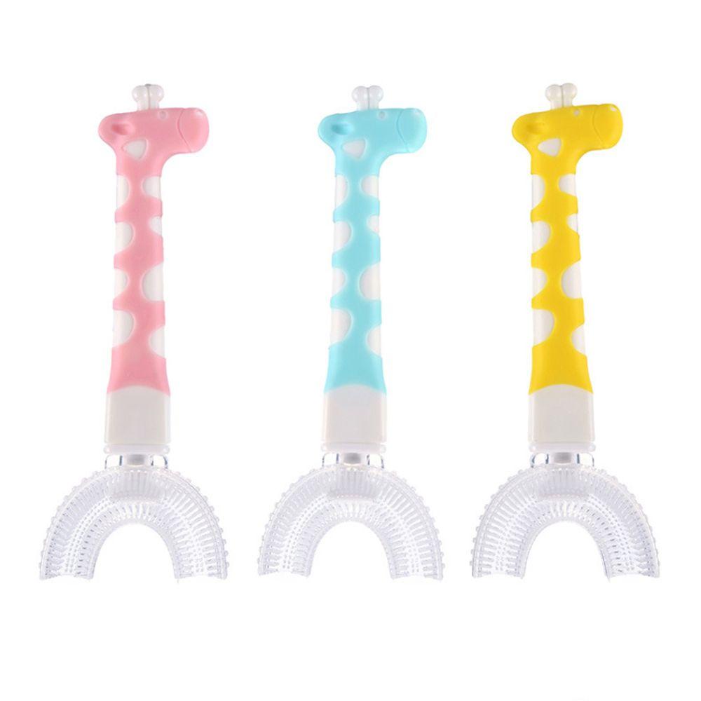 NIUYOU Bàn Chải Đánh Răng Bằng Silicone Mềm Mại Hình Chữ U Tiện Dụng