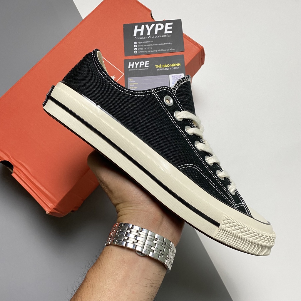 Giày Converse 1970 Low Black  - Hype Sneaker | Phiên bản 1:1 chuẩn.