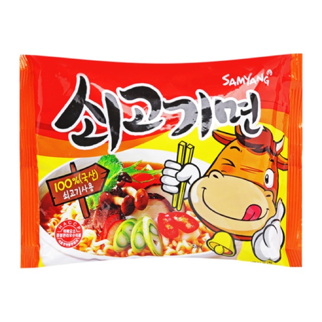 Mì bò cay Samyang 120g