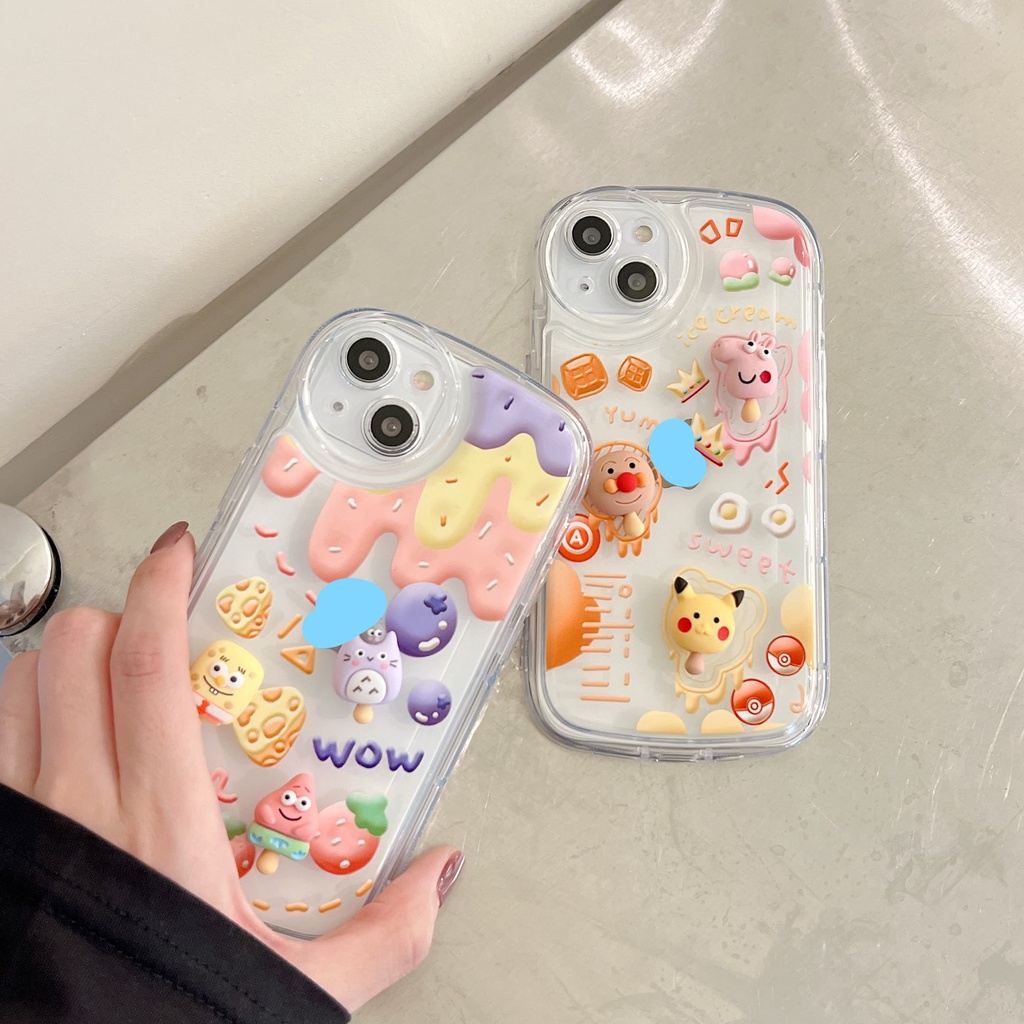 Ốp Điện Thoại Hình Pikachu 3D Thời Trang Chống Sốc