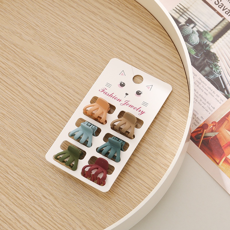 Set 6 Kẹp Tóc Càng Cua Size Bé Kiểu Dáng Dễ Thương