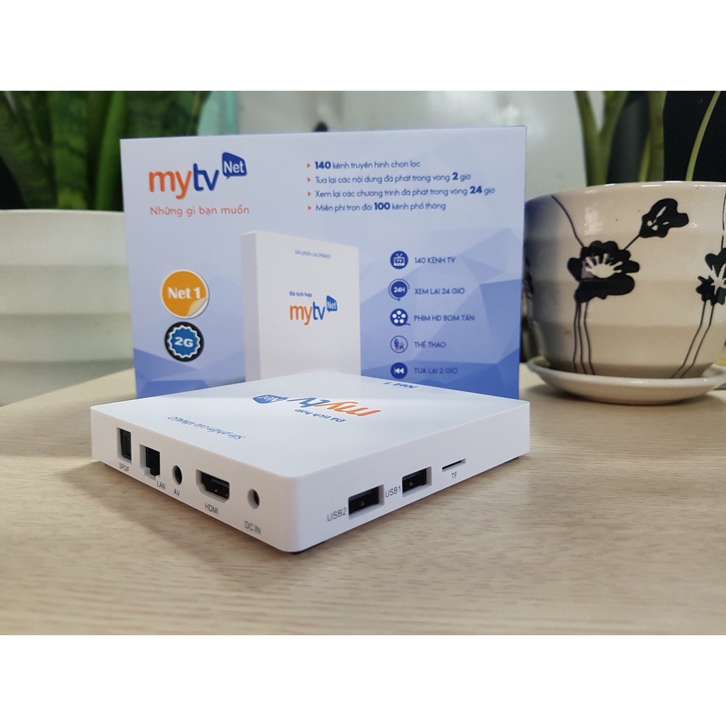 Android TV Box MyTV Net 4GB Rom 32G Chạy mượt mà hàng chính hãng