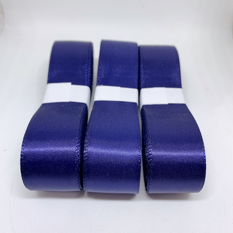 5m ruy băng hai mặt xanh tím than 23mm