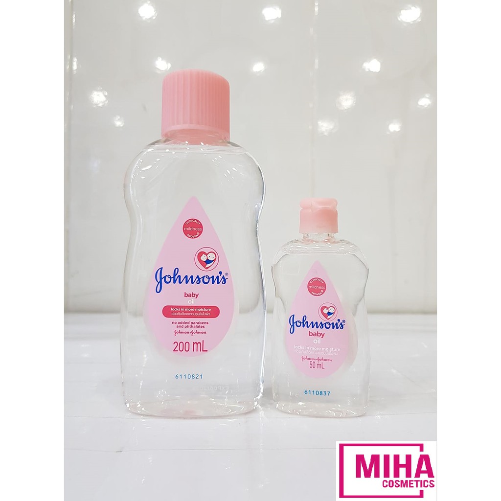 Dầu Massage JOHNSON BABY OIL 50ml-200ml Thái Lan