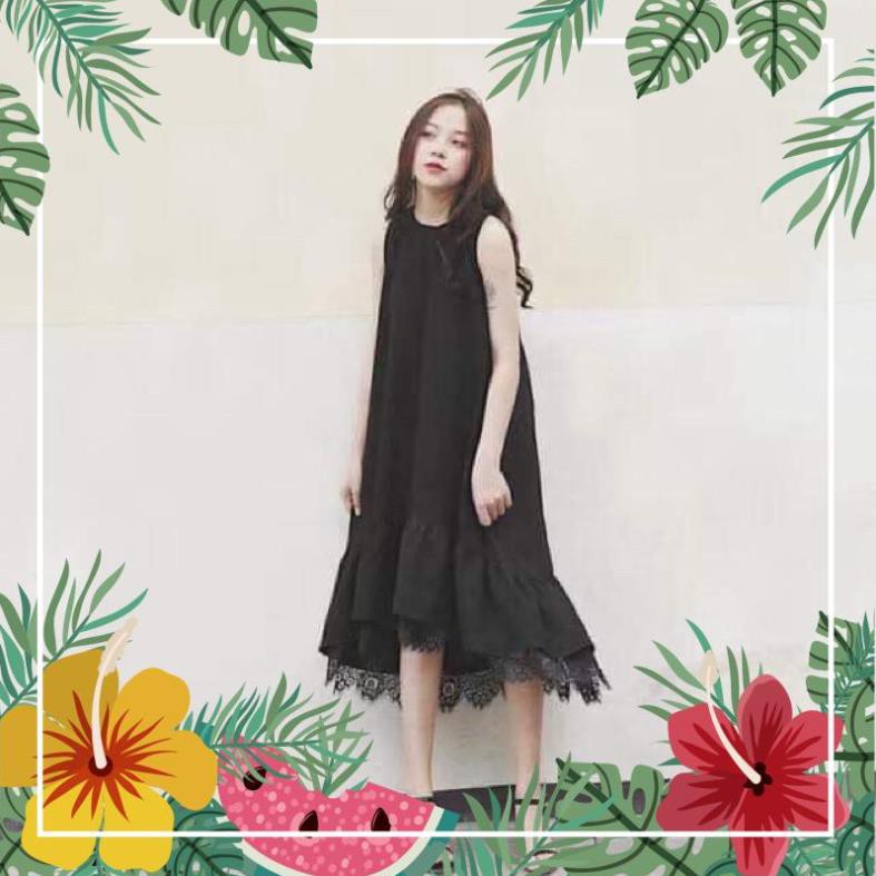Váy bèo phối ren sát nách HS7 ATSHOP CHUYÊN SỈ LẺ THỜI TRANG