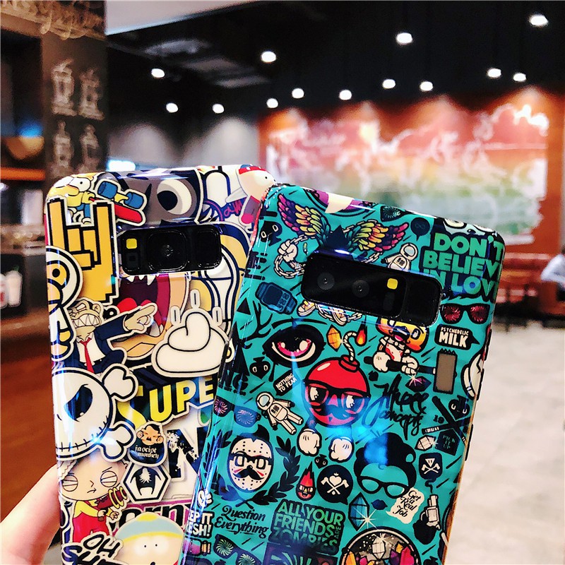 Ốp điện thoại PC cứng họa tiết hoạt hình dành cho Samsung Galaxy S10 S10plus S20 S20plus S20ultra Note 20 20ultra 10  | BigBuy360 - bigbuy360.vn