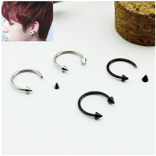 Khuyên tai bts khuyên tai jungkook bông tai jungkook phong cách thời trang cá tính, hàn quốc