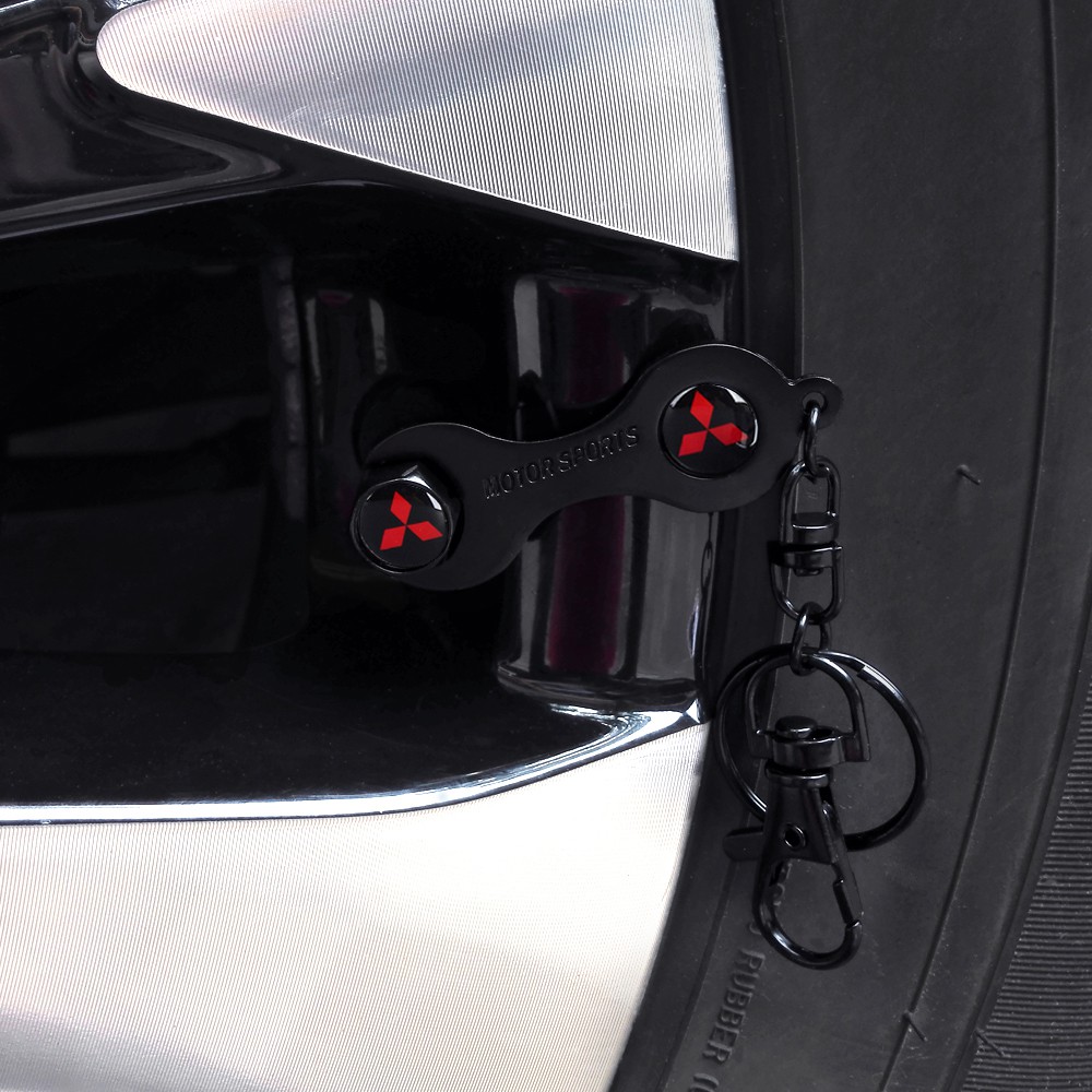 Bộ 4 nắp van lốp xe hơi Mitsubishi