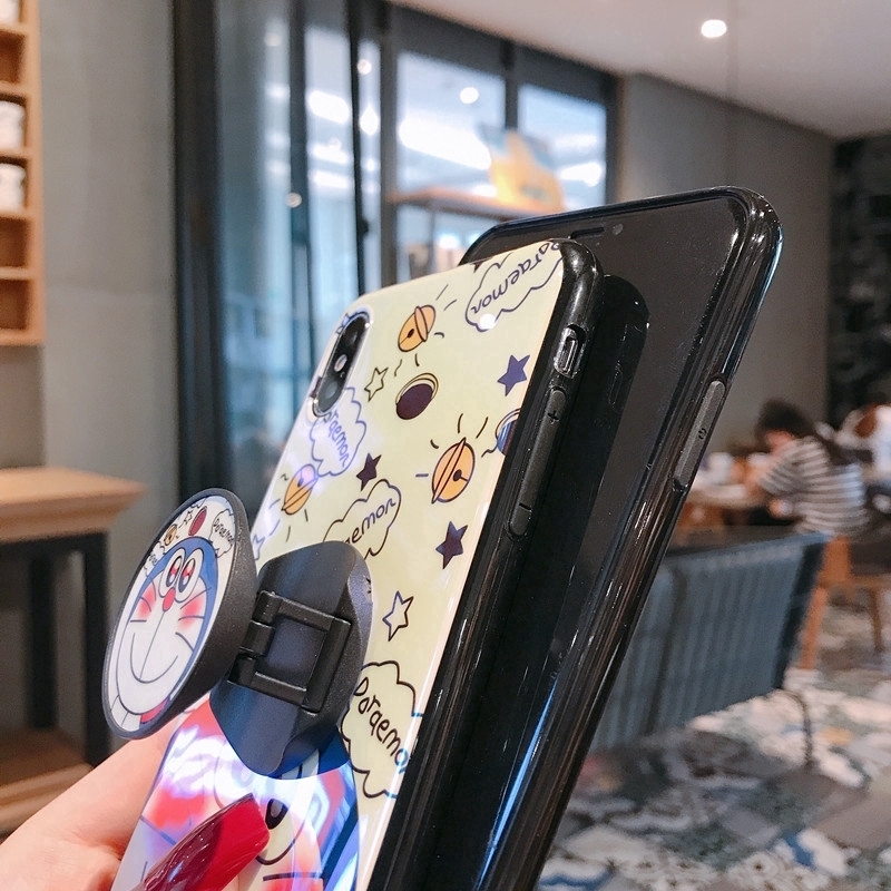 Ốp điện thoại in hình Doraemon đáng yêu cho Reno 5 5G 4 4g Hp Reno 4 Pro Realme 7 Reno4 Pro