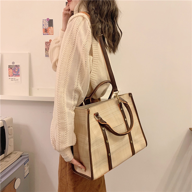 Set 20 Túi Đeo Vai Cỡ Lớn Thời Trang Thu Đông Nhật Bản Cho Nữ