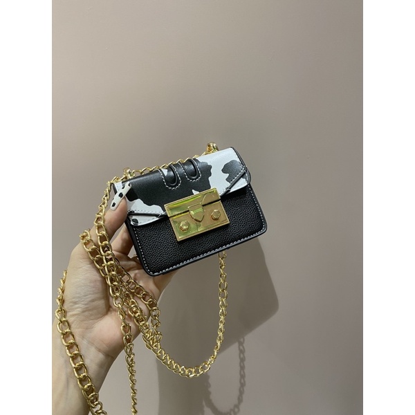 Túi mini đeo chéo kẹp nách hot trend thời trang mẫu mới nhất( ảnh thật shop chụp)