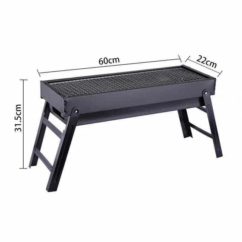 [FREESHIP] Bếp Nướng Than Hoa Loại Dài Hình Chữ Nhật Cao Cấp Nhỏ Gọn Tiện Lợi Mang Theo Du Lịch, Dã Ngoại.