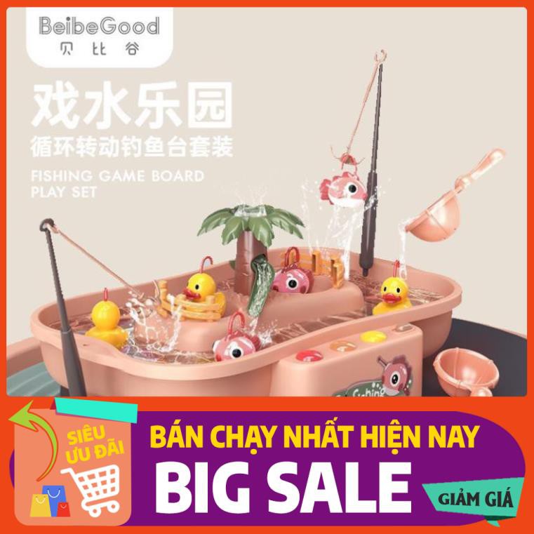 Bộ trò chơi câu cá cho bé có thể đổ nước BEIBEGOOD mới nhất 2021