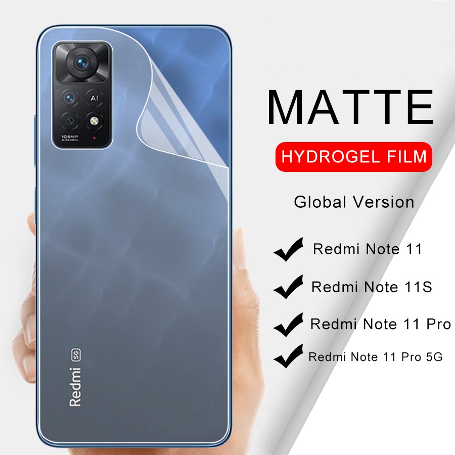 Miếng dán PPF bảo vệ màn hình mặt sau dành chống vân tay cho Redmi Note 11 Pro 11S