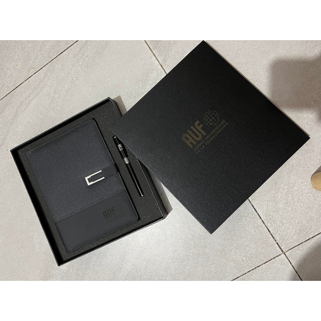 Sổ Hộp Cao Cấp Còng 6 lỗ A5- Khắc Tên,Logo Theo Yêu Cầu