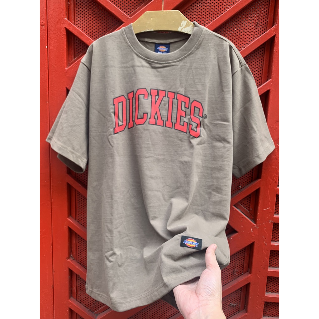 Áo thun Dickies chính hãng - Màu nâu lạnh - Cotton 100%, Form Unisex nam nữ