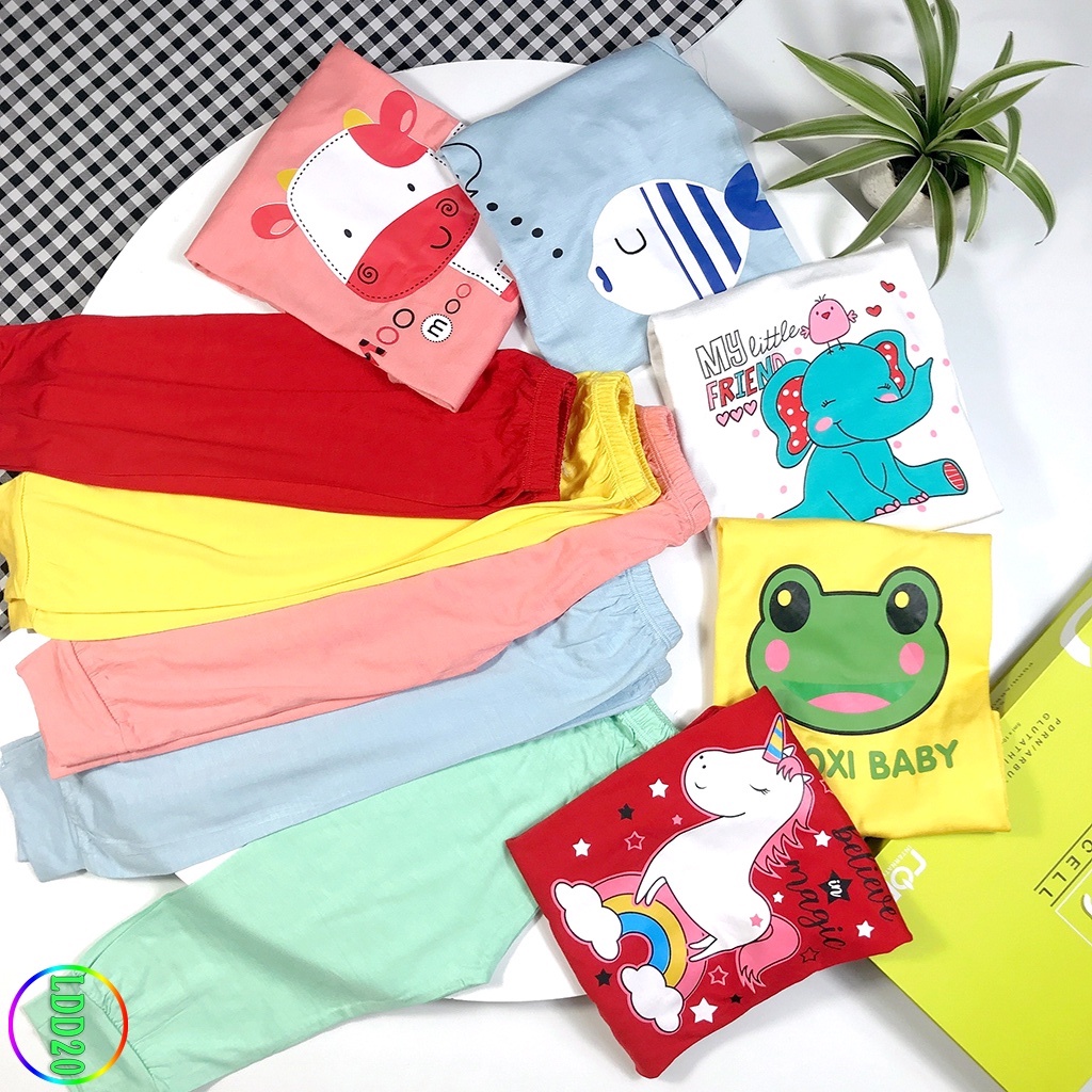 Bộ Dài Tay Cho Bé LDD20 Đồ Bộ Thun Lạnh Cao Cấp Mềm Mịn Thoáng Mát Hàng Chuẩn Loại 1 MINKY MOM Dễ Chịu, Thoải Mái Cho Bé