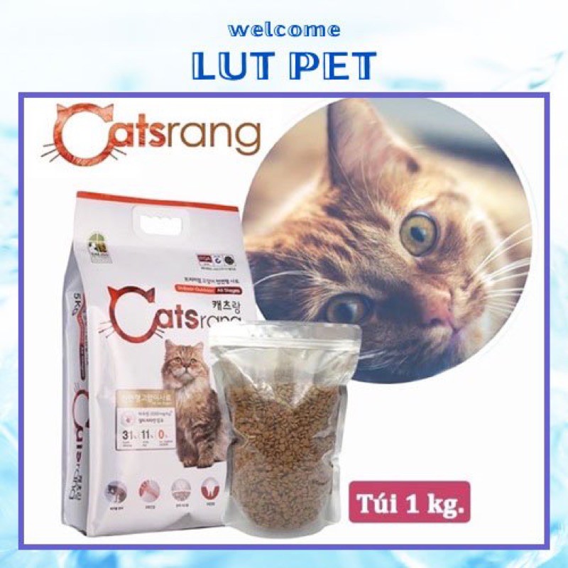 1KG - Thức ăn hạt khô cho mèo CATSRANG Hàn Quốc