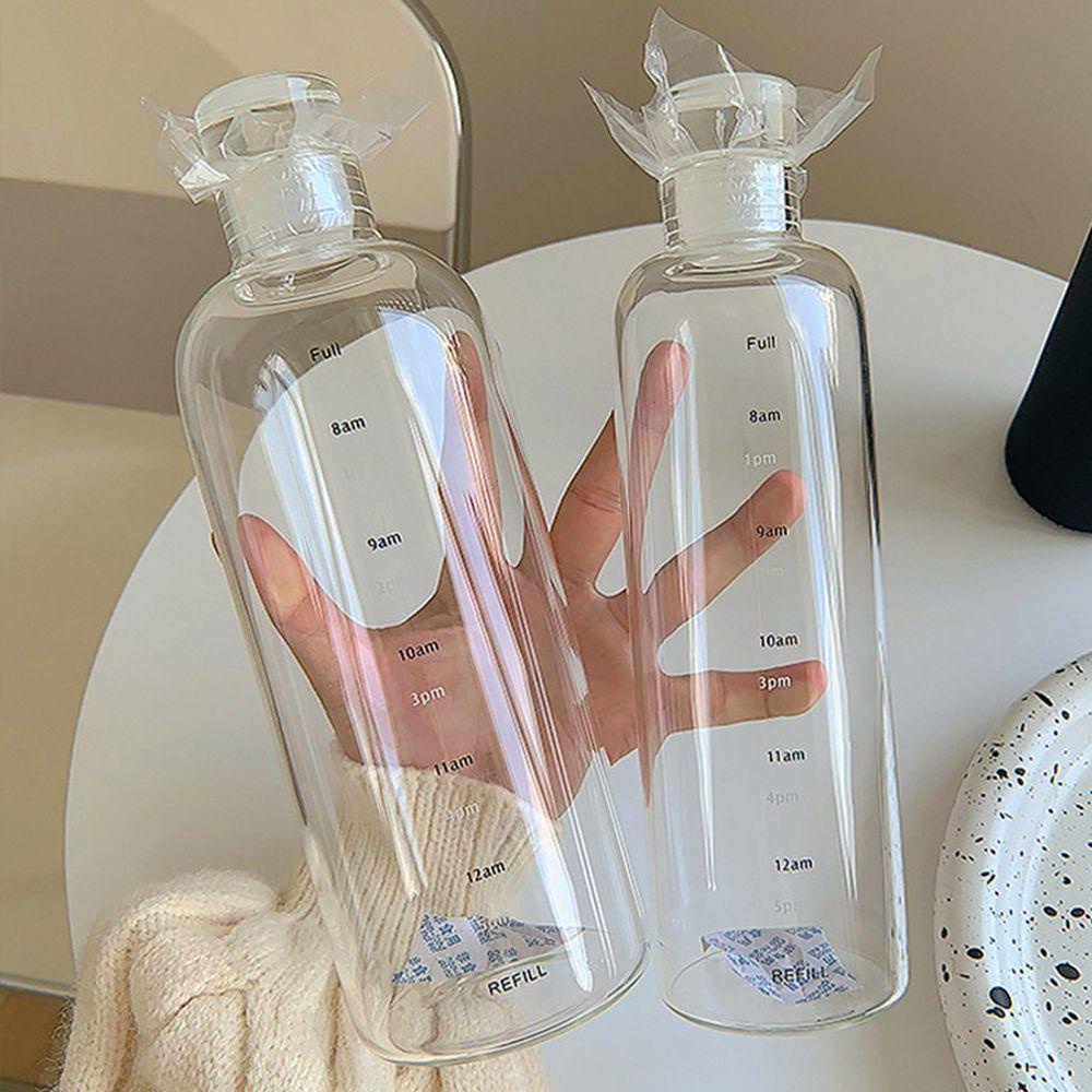 Bình Nước Thủy Tinh Dung Tích Lớn Có Nắp Đậy Tiện Dụng