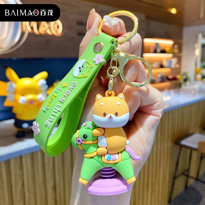 Móc Khóa Hình Ngựa Thành Troy Dễ Thương Dành Cho Cặp Đôi