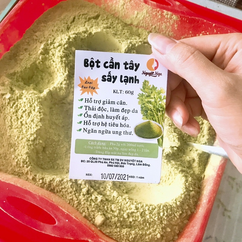 Bột Cần Tây Sấy Lạnh