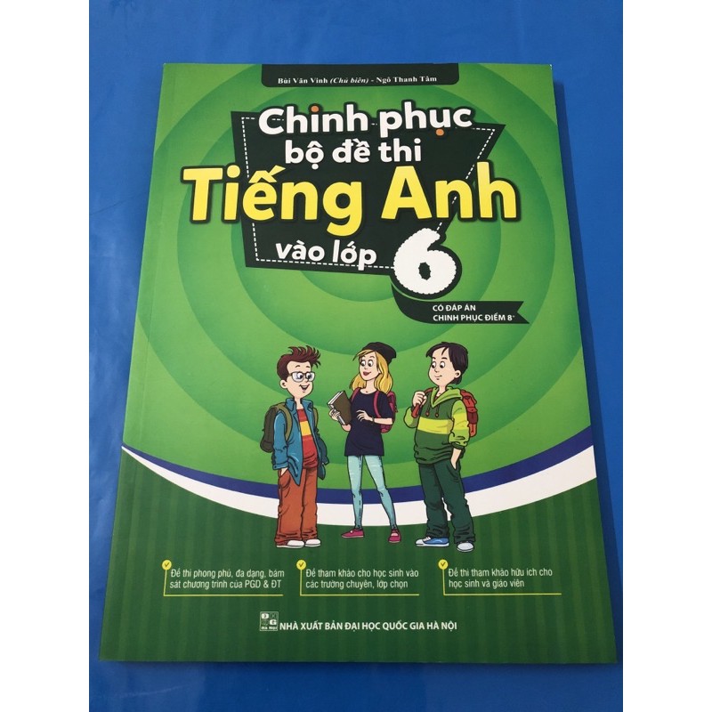 Sách - Chinh phục bộ đề thi tiếng anh vào lớp 6