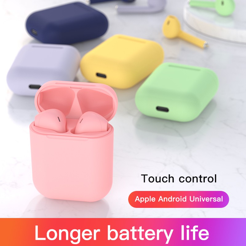 Tai Nghe Niye inPods 12 TWS Không Dây Màu Macaron Kết Nối Bluetooth V5.0 | BigBuy360 - bigbuy360.vn