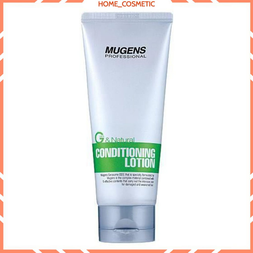 Dầu Xả khô dưỡng và Tạo kiểu Tóc Mugens Conditioning Lotion Cao cấp Hàn Quốc 100ml