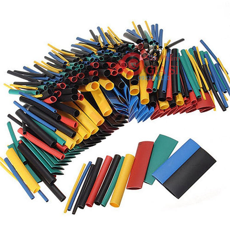 Bộ 530 ống co nhiệt , bọc cách điện bằng Polyolefin 2:1. ❤️freeship❤️