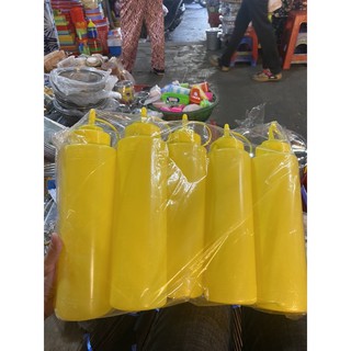 Combo 5 chai nhựa đựng tương ớt, nước mắm 1lit