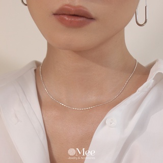 Dây chuyền bạc 925 nutee jesmee bản trơn - n2680