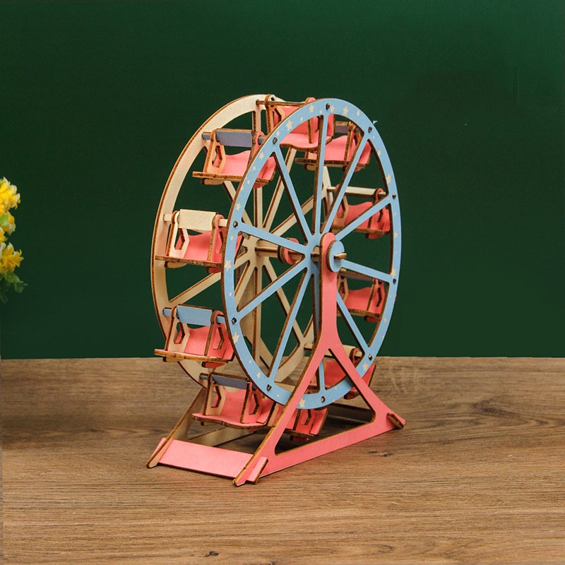 Đồ chơi lắp ráp gỗ 3D Mô hình Bánh xe Ferris