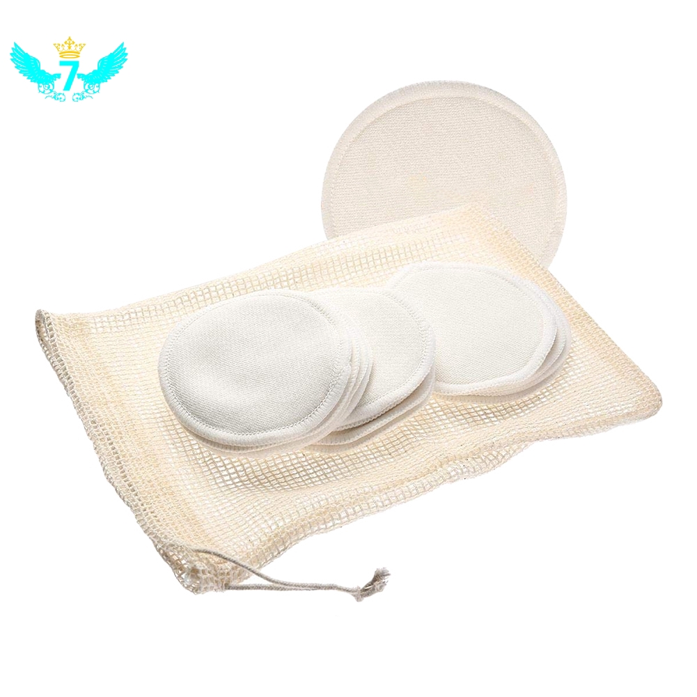 Set 12 miếng bông tẩy trang đi kèm túi giặt chuyên dụng